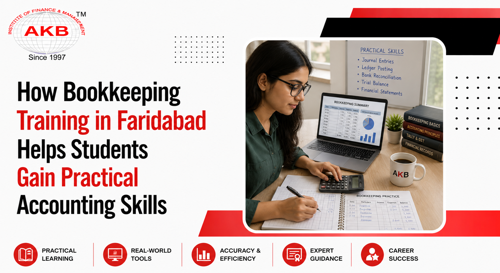 How Bookkeeping Training in Faridabad Helps Students Gain Practical Accounting Skills